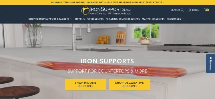 Screenshot IronSupports