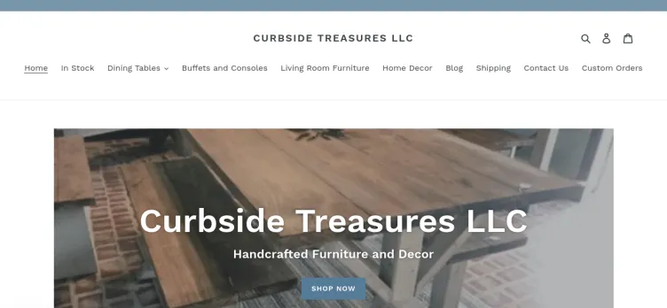 Screenshot CurbsideTreasuresNC.com