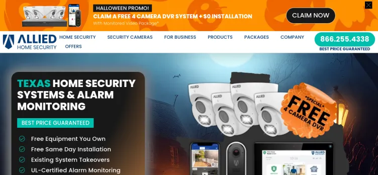 Screenshot Allied Home Security