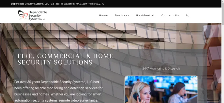 Screenshot DependableSecurity.net