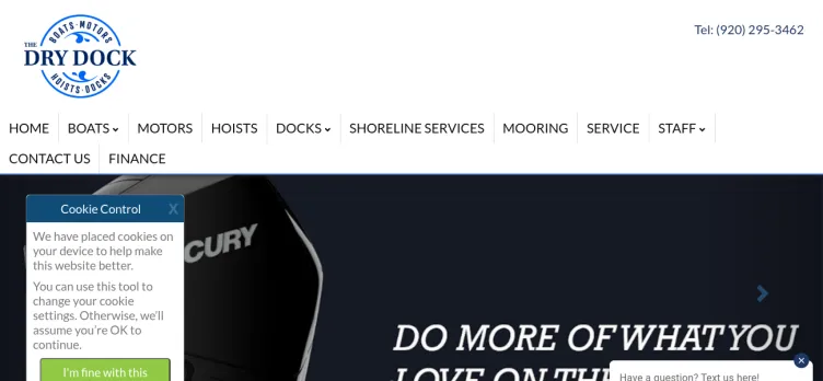 Screenshot NortonsDryDock.com