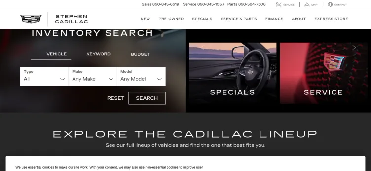 Screenshot Stephen Cadillac