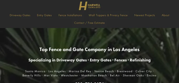 Screenshot Harwell Design