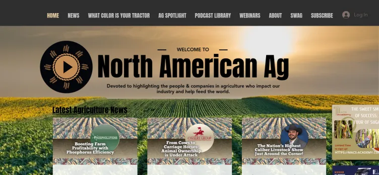 Screenshot North American Ag