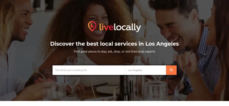 Screenshot LiveLocally.net