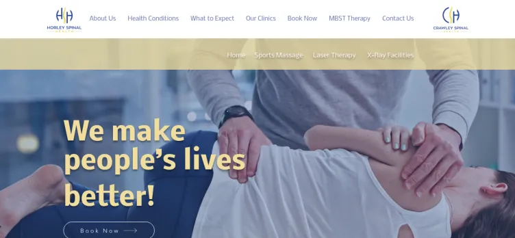 Screenshot Chiropractic-UK.com