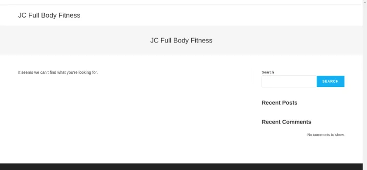 Screenshot JC Full Body Fitness