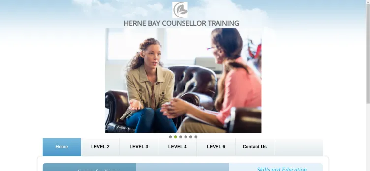 Screenshot Herne Bay Counsellor Training