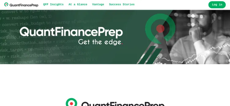 Screenshot Quant Finance Prep