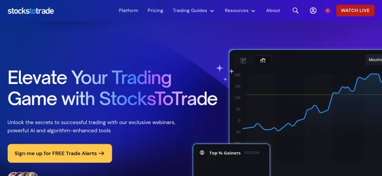 Screenshot StocksToTrade