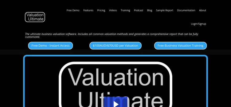 Screenshot Valuation Ultimate