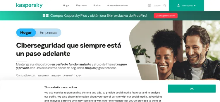 Screenshot latam.kaspersky.com