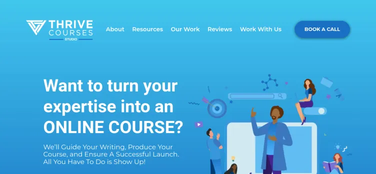 Screenshot Thrive Courses Studio