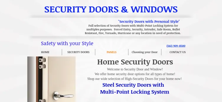 Screenshot Security Door Window