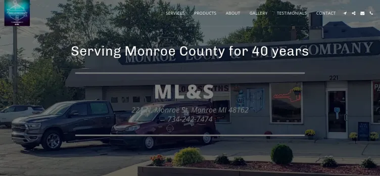 Screenshot Monroe Lock & Safe