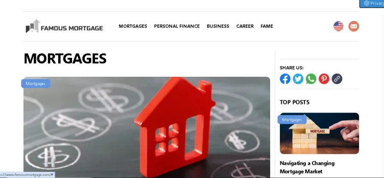 Screenshot Famous Mortgage