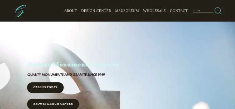 Screenshot GaydosMonument.com