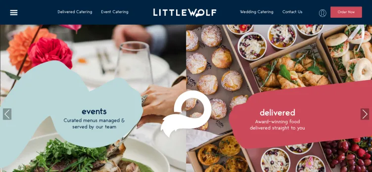 Screenshot Little Wolf Catering