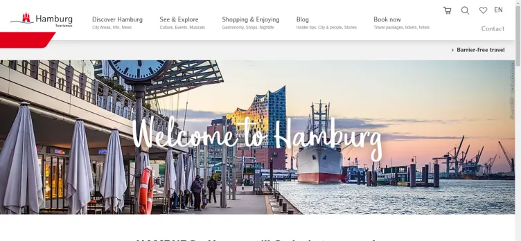 Screenshot Hamburg Travel