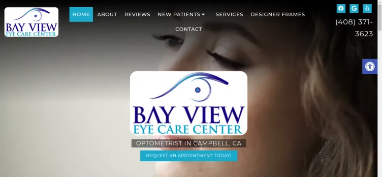 Screenshot Bay View Eye Care Center