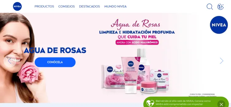 Screenshot Nivea.com.gt