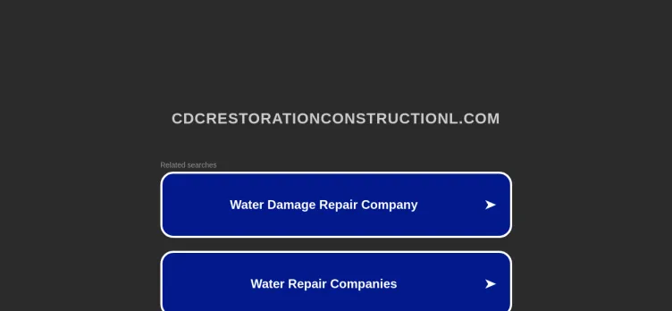 Screenshot CDC Restoration & Construction