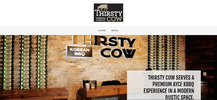 Screenshot Thirsty Cow BBQ