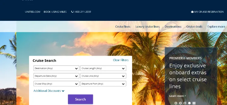 Screenshot United Cruises