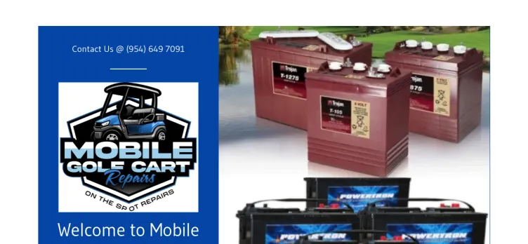 Screenshot Mobile Golf Cart Batteries