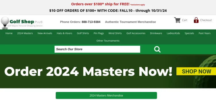 Screenshot Golf Shop Plus