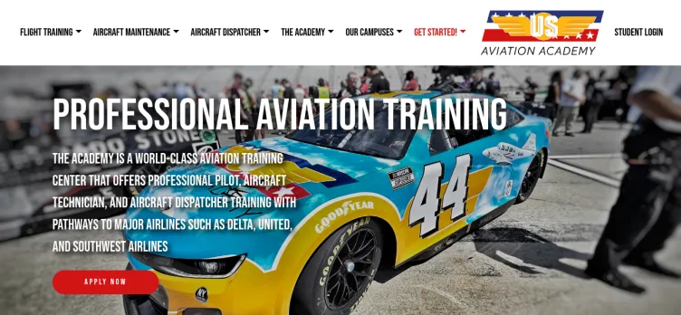 Screenshot US Aviation Academy