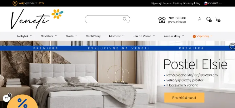 Screenshot Veneti.cz