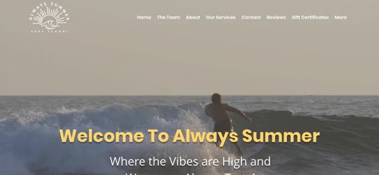 Screenshot Always Summer Surf School