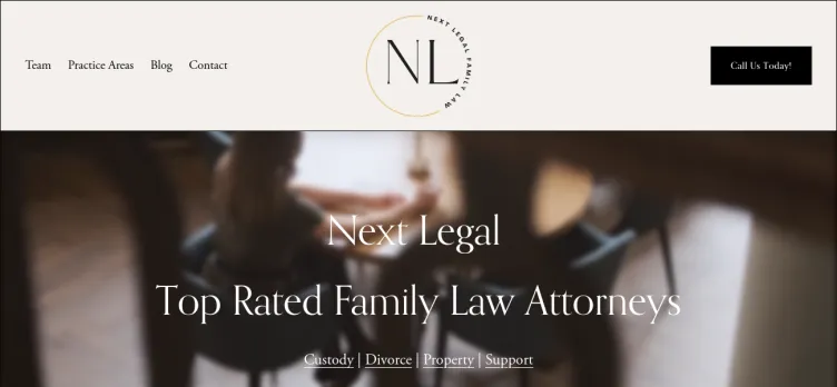 Screenshot NextLegal Law