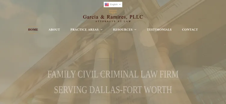 Screenshot MyLawyersDFW.com