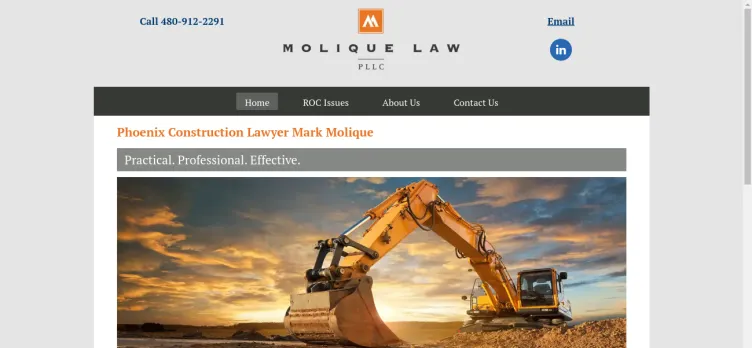 Screenshot Molique Law