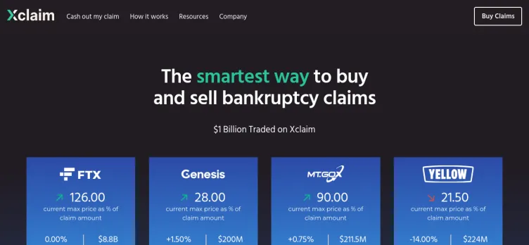 Screenshot X-Claim.com