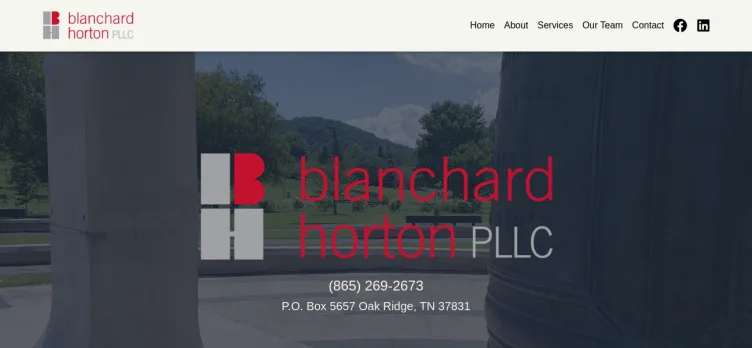 Screenshot Blanchard & Horton