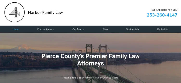 Screenshot Harbor Family Law Group