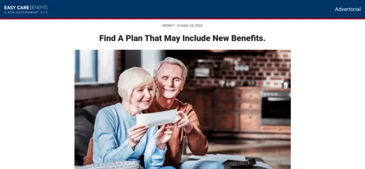 Screenshot EasyCareBenefits.com