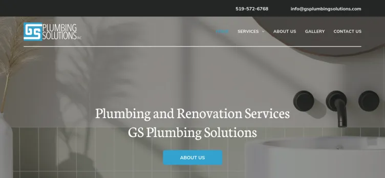 Screenshot GS Plumbing Solutions