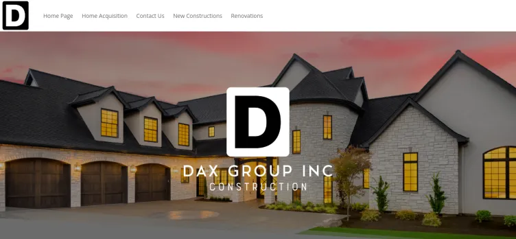 Screenshot DaxGroup.ca