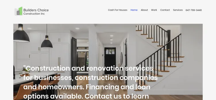 Screenshot BuildersChoiceConstruction.com