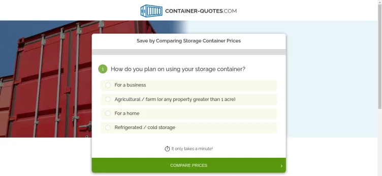 Screenshot Container-Quotes.com