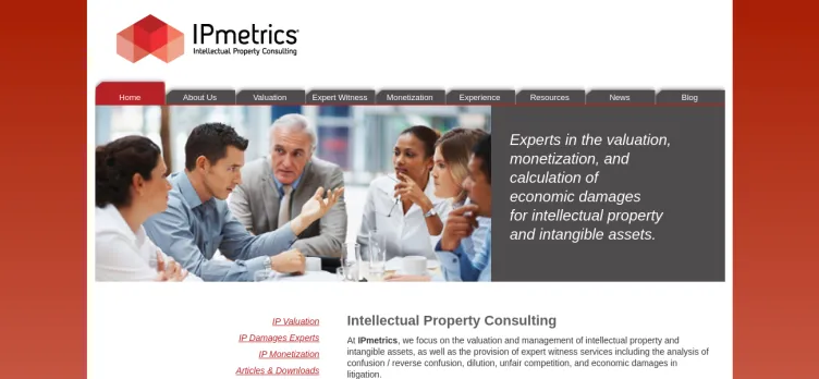 Screenshot IPMetrics.net