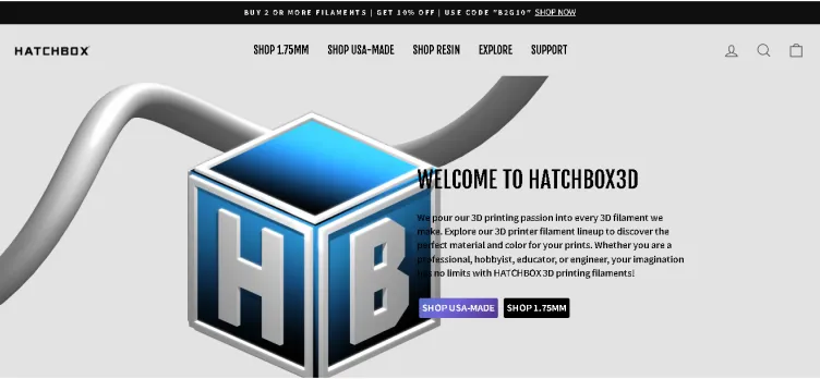 Screenshot HATCHBOX 3D