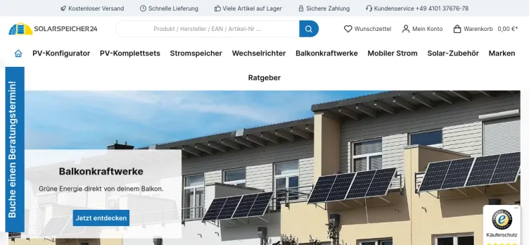 Screenshot SolarSpeicher24