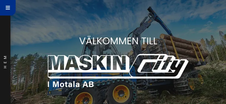 Screenshot MaskinCity.se