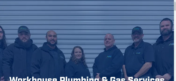 Screenshot Workhouse Plumbing