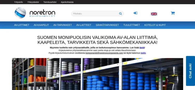 Screenshot NoretronComponents.com